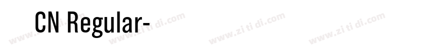 荣耀CN Regular字体转换 荣耀CN Regular字体转换